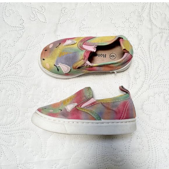 Honey Bee Rainbow Unicorn Sneakers Size 6 - Picture 2 of 10